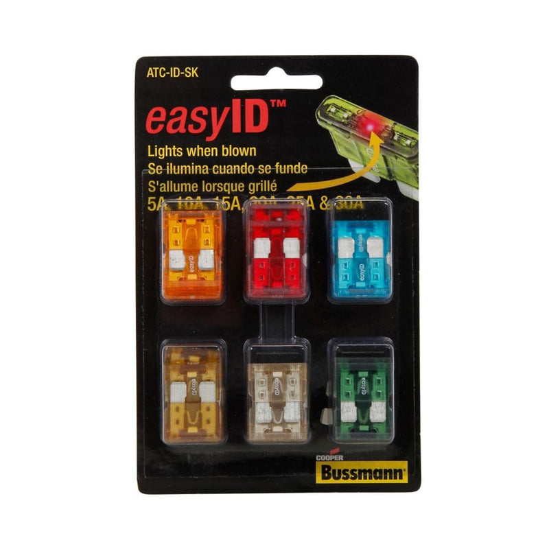 Automotive Fuse Kit, ATC Series, 42 Fuses Included, No Fuse Class Class, 5 to 30A, Not Rated - 1 Each
