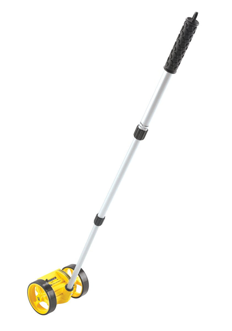 ROLATAPE RT204 Dual 4-Inch Measuring Wheel - Accurate Distance Measurement Tool, Lightweight & Durable, Ideal for Construction, Landscaping, and DIY Projects - Yellow 4" Dual Wheel