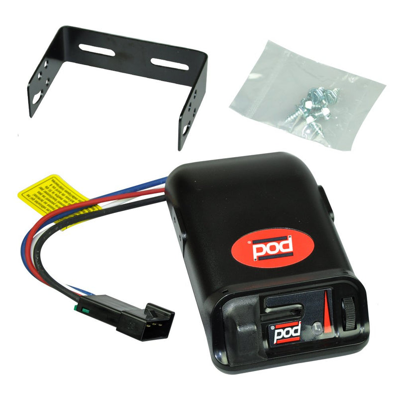 Tekonsha Pro Series 80500 POD Trailer Time-Delay Electric Brake Controller for Trailers with 1-2 Axles, Compatible with Ford, GM, Chevy, Dodge, RAM, Toyota, Jeep, and More with 2 and 4 Brakes