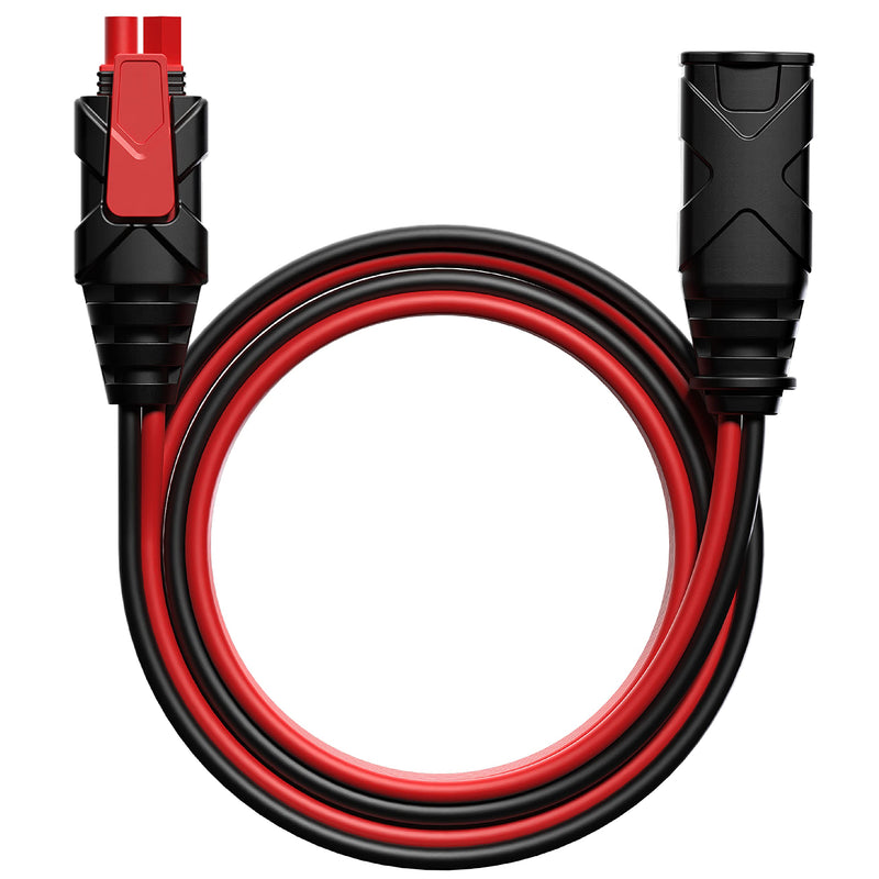 NOCO GC004 X-Connect 10-Foot Extension Cable Accessory Genius Smart Battery Chargers Black/Red