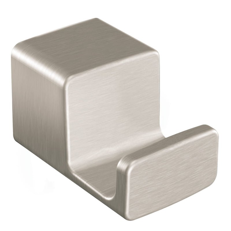 Moen YB8803BN 90 Degree Single Robe Hook, Brushed Nickel