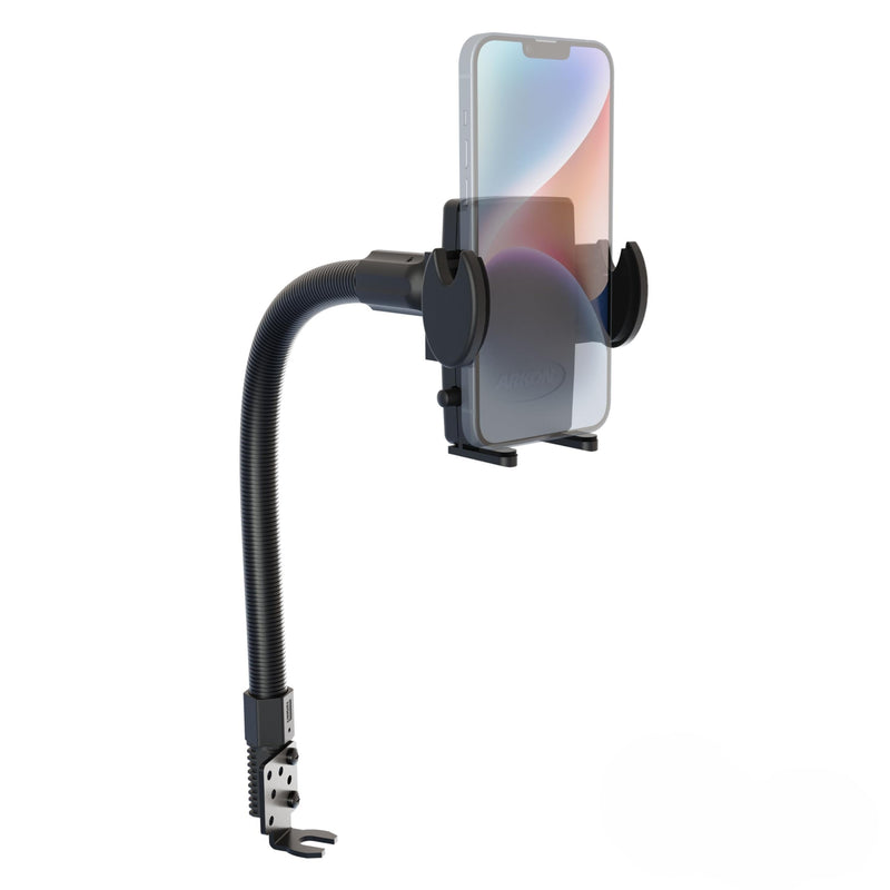 Arkon Mount Car or Truck Seat Rail/Floor Phone Mount | Universal Compatible | Flexible Gooseneck | Easy Installation | Truck Phone Mount | Phone Holder Fits iPhone, Galaxy, Note and more Seat Rail or Floor Phone