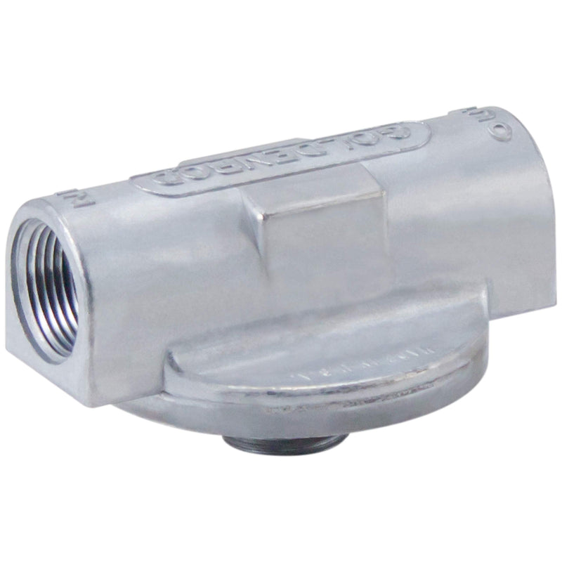 Dutton-Lainson Company - Goldenrod (570-3/4) Canister Fuel Tank Filter Top Cap with 3/4" NPT Fittings - Zinc Die-Cast Replacement Fuel Filter Housing for Diesel Water Separator Models - Made in USA (Pack of 1)