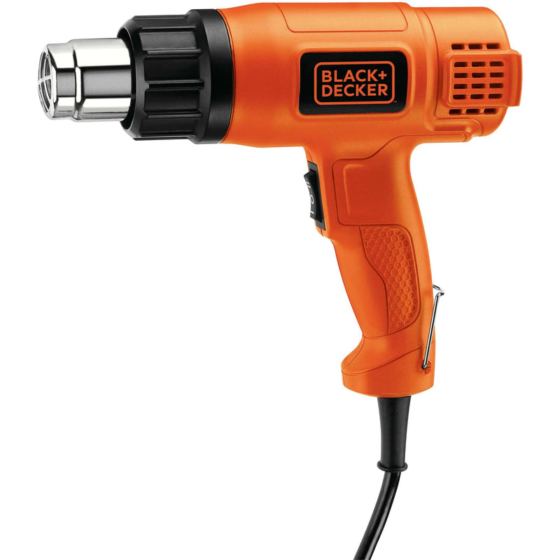 BLACK+DECKER Heat Gun for Crafts, Corded, Dual Heat Settings up to 1000 Degrees, 1350 Watt (HG1300) One Size