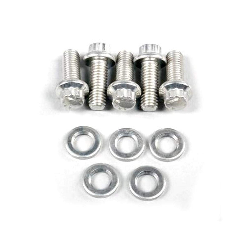 ARP 714-1000 Stainless Steel 7/16-20" Fine RH Thread 1.000" UHL 12-Point Bolt with 7/16" Socket and Washer, (Set of 5)