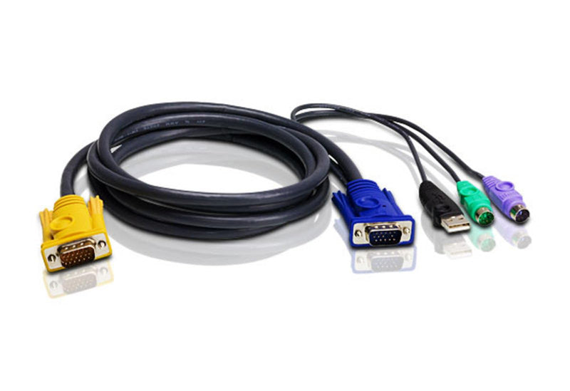 ATEN 2L-5303UP 10 FT PS/2-USB KVM Cable for KVM Switch