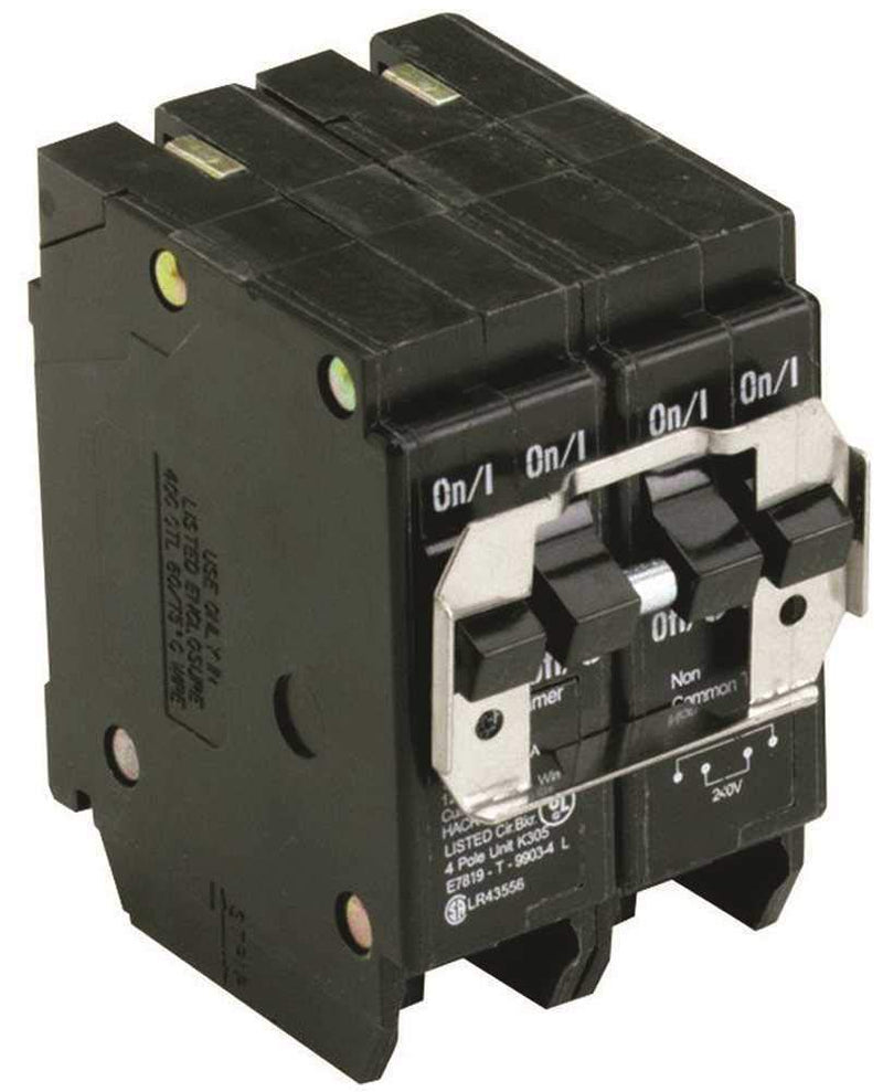 Eaton BQC230230 Quad Breaker 2 - 2P 30A Ct, 1 " x 1 " x 1"