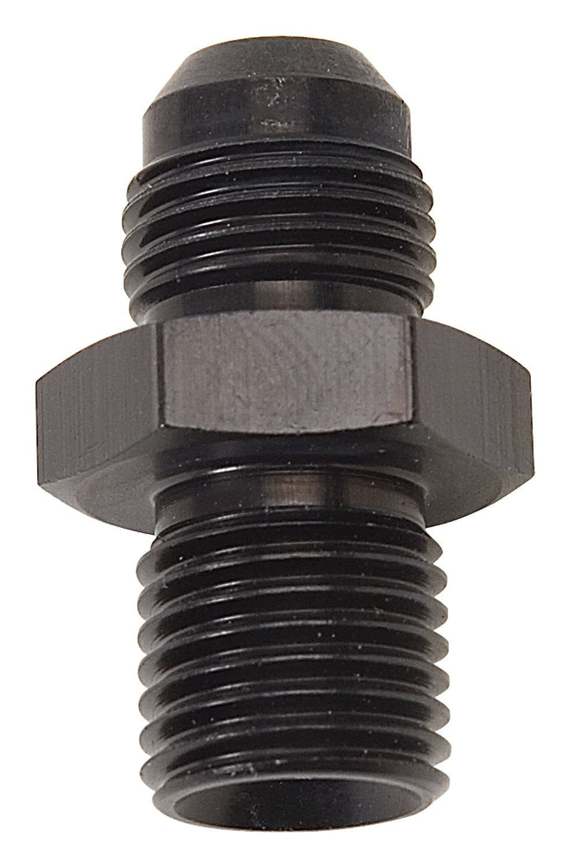 Edelbrock Russell by Edelbrock 670523 Black -6 AN Flare to 14mm x 1.5 Metric Thread Adapter