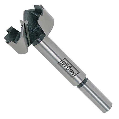 IVY Classic 46134 2-1/8 x 3-1/2" Forstner Bit, High-Carbon Steel, 3/8" Shank, 1/Card 2-1/8 x 3-1/2 inch