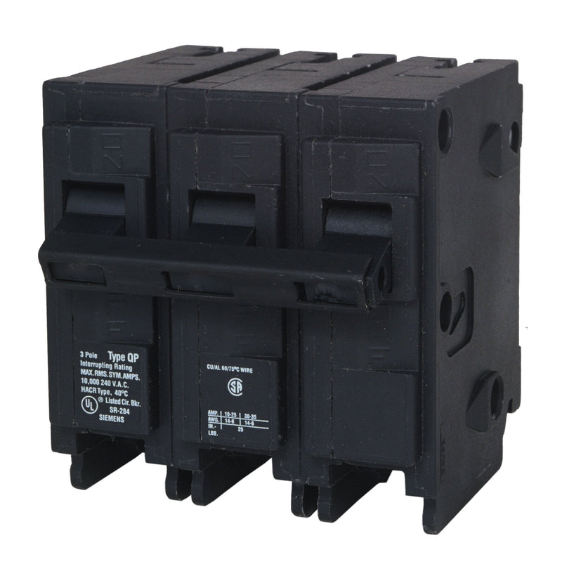 SIEMENS Q370 70-Amp Three Pole Type QP Circuit Breaker
