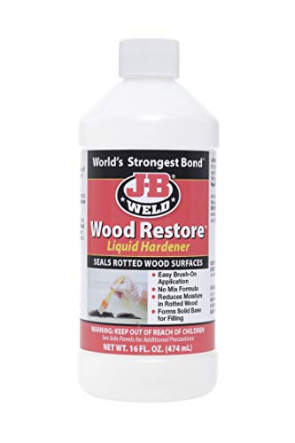 J-B Weld 40001 Wood Restore Liquid Hardener - 16 oz., Original Version 1 pt.