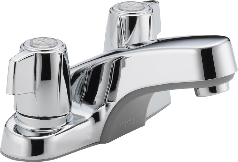 Peerless Delta Faucet Peerless P241LF Classic Two Handle Bathroom , Chrome