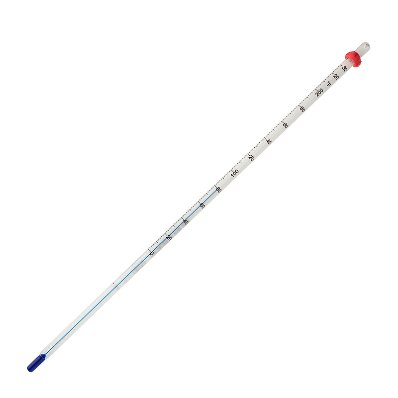 SP Scienceware H-B DURAC Plus Immersion Organic Liquid-In-Glass Cooking Thermometer - Precise Lab & Kitchen Thermometer for Liquids - 0 to 230F Range, Blue Spirit Liquid Partial Immersion 0 to 230 degree F Range, Blue Spirit Liquid