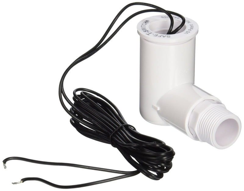 RectorSeal Safe-T-Switch 97637 Condensate Overflow Switch, Easy Access, Condensate Drain Shut Off System, Magnetic Reed Switch, HVAC, Includes 3/4" Adapter