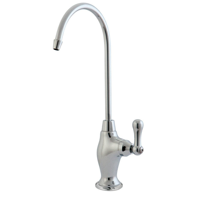Kingston Brass Gourmetier KS3191AL Restoration Single Handle Water Filtration Faucet, Polished Chrome, 10.81 x 4.63 x 1.75