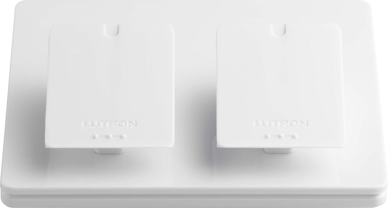Lutron Caseta Smart Lighting Dual Pedestal for Pico Remotes, L-PED2-WH, White 1 Pack