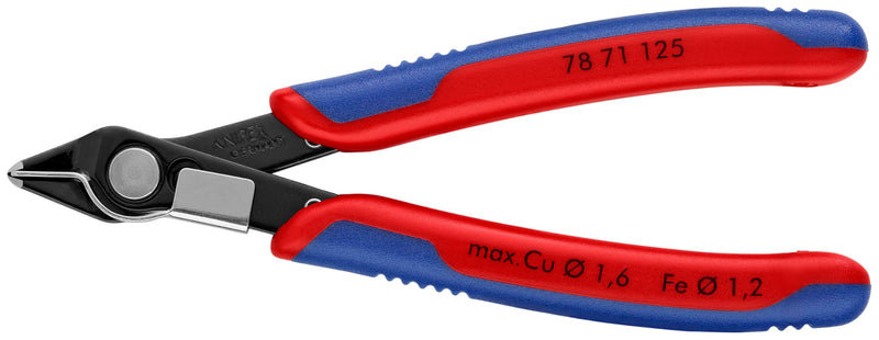 KNIPEX Electronics Super Knips, 5-Inch with Lead Catcher
