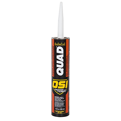 OSI Quad Window, Door and Siding Sealant Gray 517, 10 fl oz, Cartridge Light Gray