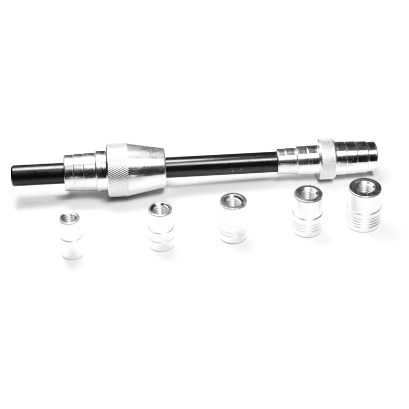 Performance Tool W1158P Metric Clutch Alignment Tool - 10 Sizes with Shaft, Bushings, and Graduated Diameters for Easy and Precise Alignments