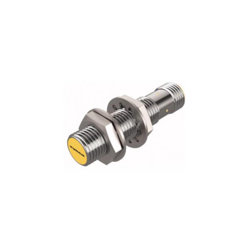 Best Price Square TURCK BI4U-M12-AP6X-H1141 3-Way Yellow Copper Inductive Proximity Sensor; ON-OFF Switch; Panel Mount; 1 Count