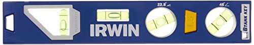 Irwin 1794153 250 Magnetic Torpedo Level, 9-Inch, Blue