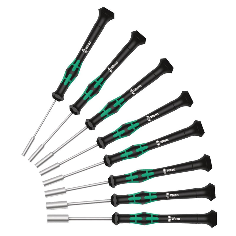 Wera - Micro Nutdriver Set 8Pc (3/32in.-1/4in.), 2069/8-5345279001