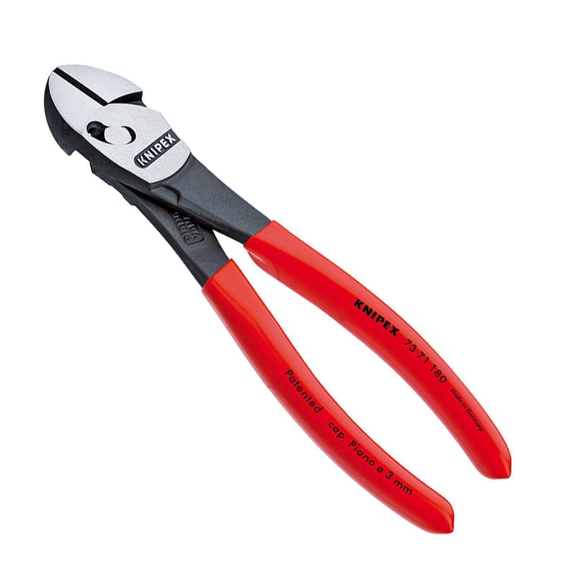 Knipex 73 71 180 High Performance Diagonal Cutters "TwinForce" プラスチックコーティングハンドル