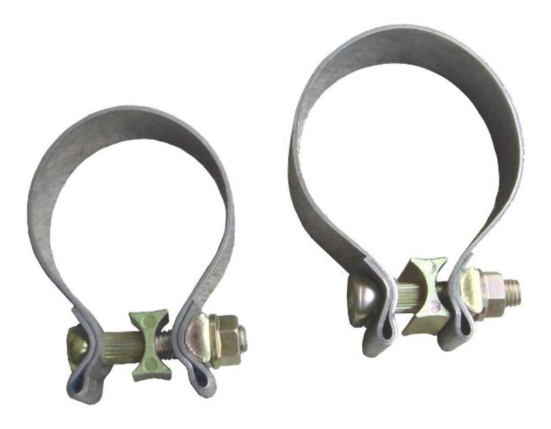 Pypes Exhaust HVC21 2-1/2" Diameter 1" Wide Stainless Steel Exhaust Band Clamp