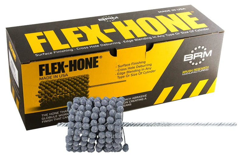 Brush Research GB418180AO FLEX-HONE®, 4-1/8" (105mm) Diameter, 180 Grit, Aluminum Oxide, For Aluminum, Brass, Bronze and Softer Non-Ferrous Materials 4.125" (105mm)