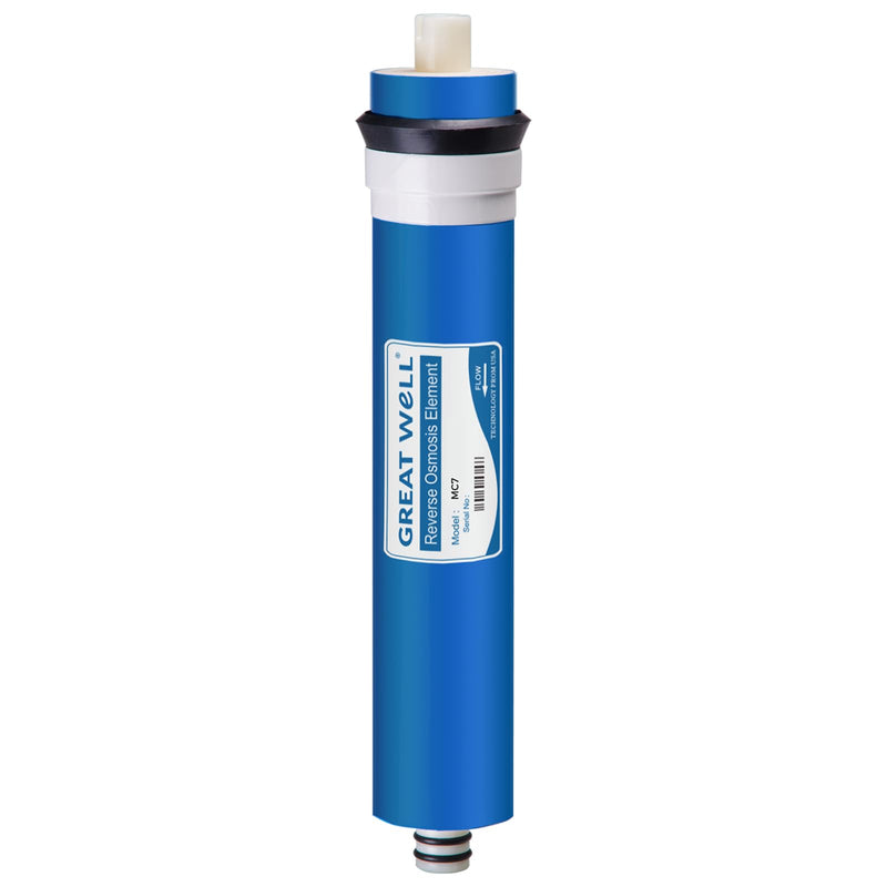 iSpring Greatwell NSF Certified Reverse Osmosis Membrane 75 GPD 11.75” X 1.75”, Replacement Fits Standard Under Sink RO Drinking Water Filtration System, MC7 75GPD RO Filter