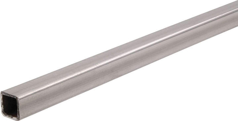 Small Parts Unpolished (Mill) 1008-1010 Steel Square Tube, 0.5" Square Tube, 0.065" Wall Thickness, 0.370" Inner Diameter, 4' Length