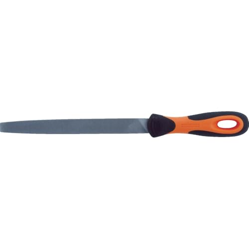 SnapOn 1-110-10-2-2 Bahco 10-Inch Flat Cut 2-File with Handle. , Gray