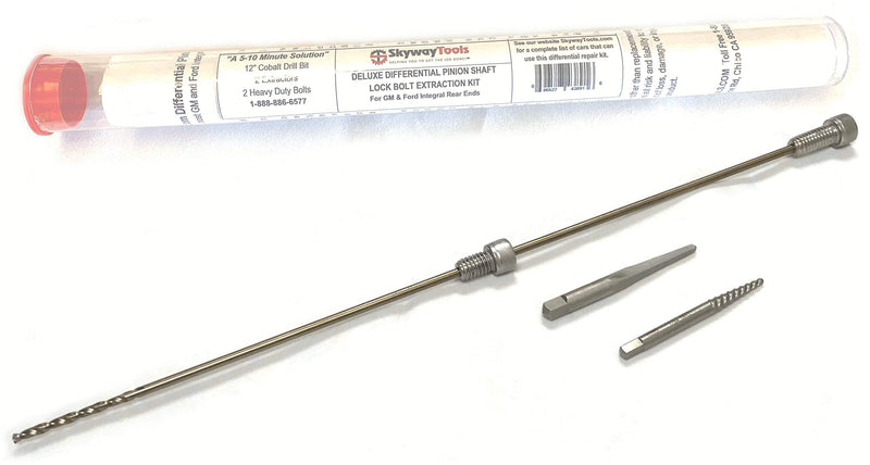 Deluxe Differential Pinion Shaft Lock Nut Bolt Extractor Kit