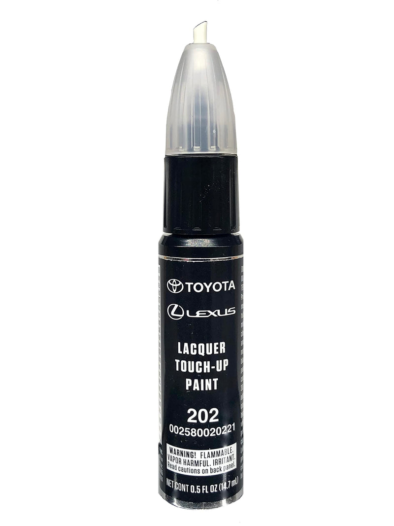 Toyota Genuine Touch up Paint, Black Onyx, Color Code 202, Scion/Lexus 0.47 Fl Oz (Pack of 1)