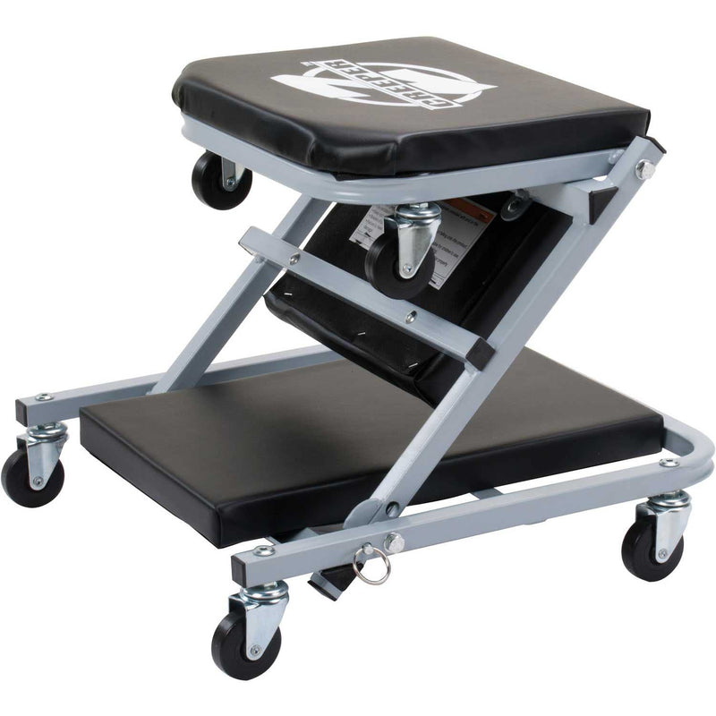 Pro-Lift C-2036D Grey 36" Z-Creeper Seat , Black Creeper