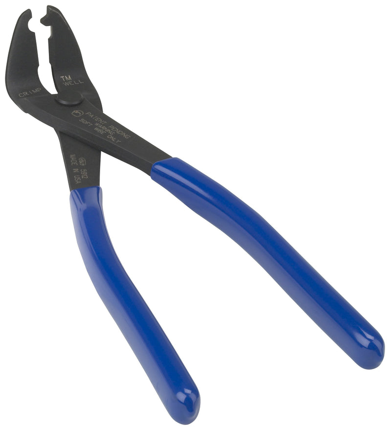 OTC 5912 CrimpWell Angled Wire Crimper, Blue