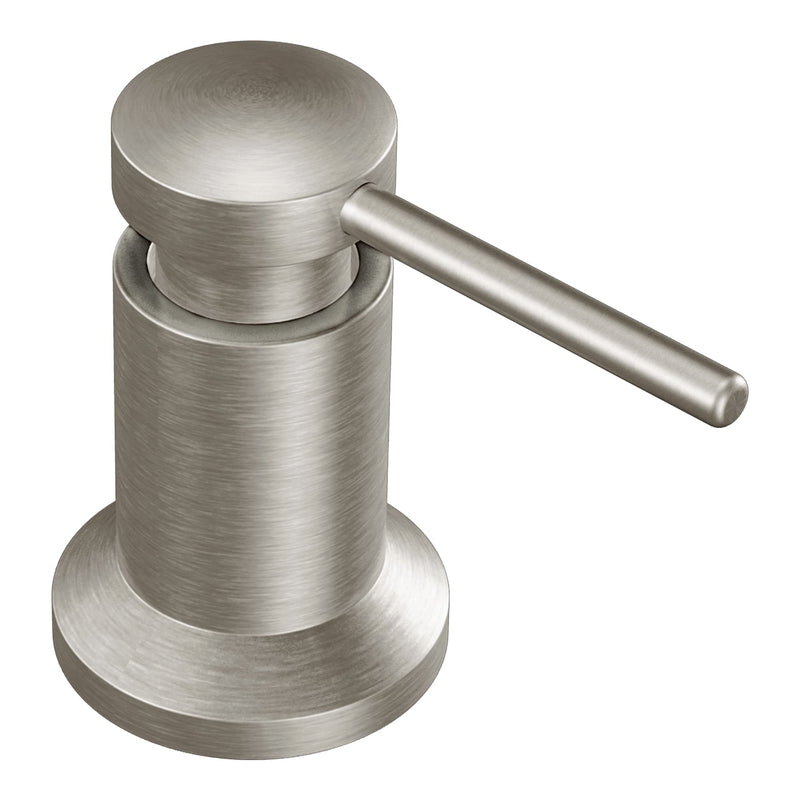 Moen Deck Mounted Lotion or Soap Dispenser for Kitchen Sink, Spot Resistant Stainless, 3942SRS Spot Resist Stainless