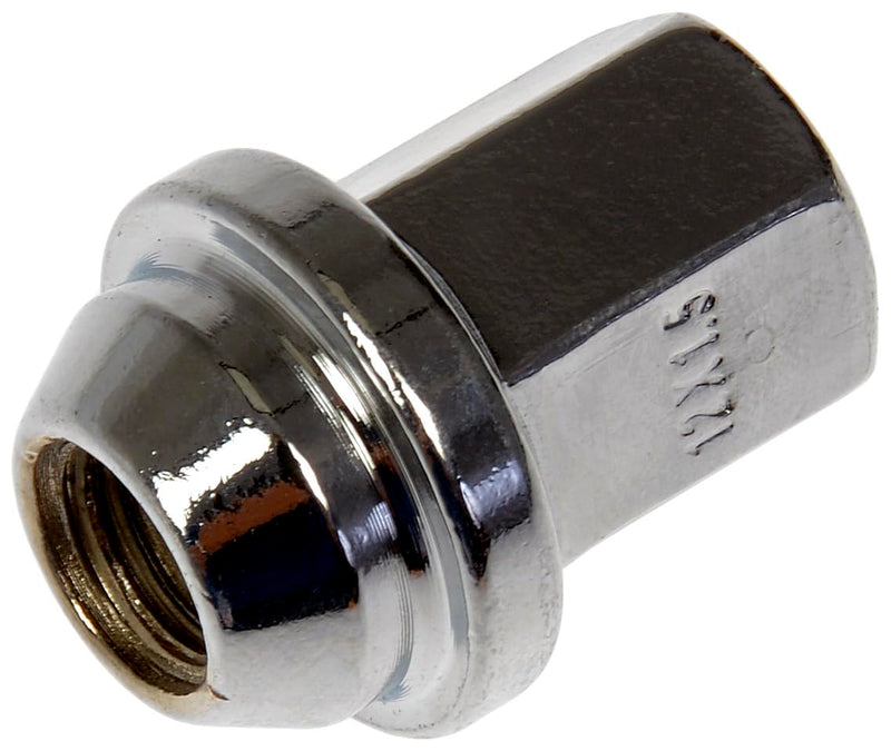 Dorman 611-263 Wheel Nut M12-1.50 Flattop Nut - 19 mm Hex, 35.9 mm Length Compatible with Select Models, 10 Pack (OE FIX) M12-1.50, 35.9mm