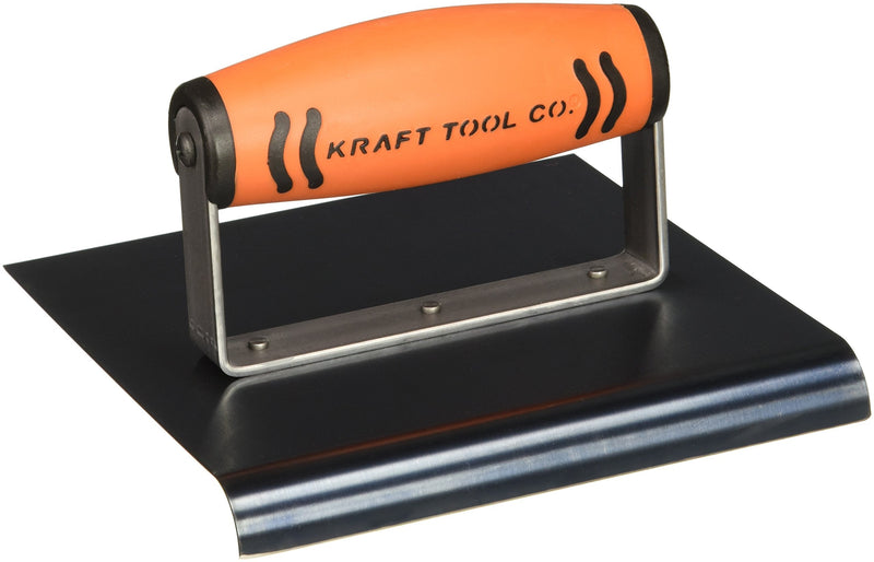 Kraft CF577PF 6"x6"x 1/2"Radius Blue Steel Edger ProForm Handle