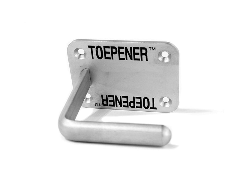 Hands-Free Door Opener - Access with No-Touch Foot Pull - Stainless Steel Touchless Tool for Commercial and Bathroom Use - Made in USA
