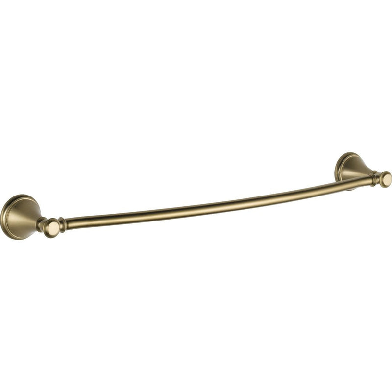 DELTA Cassidy Towel Bar, Champagne Bronze Bathroom Towel Holder, Bathroom Accessories, 79724-CZ 24 Inch Single