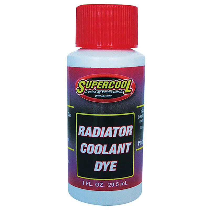 TSI Supercool Synthetic U/V Leak Detection Dye, 1 oz, 1 Application 1-Ounce Bottle