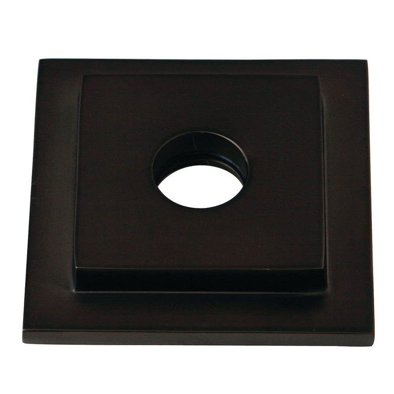 Kingston Brass FLSQUARE5 Magellan Heavy Duty Square Solid Cast Brass Shower Flange, Oil Rubbed Bronze