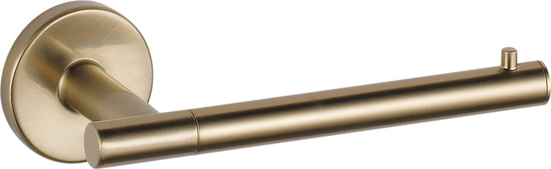 Delta Single Post Toilet Paper Holder | Champagne Bronze | Wall Mount | Trinsic Bathroom Accessories 3.31 x 7.00 x 3.31 inches