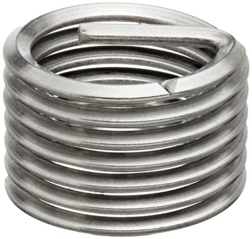 E-Z LOK Coil Threaded Insert for Metal 18-8 Stainless Steel Helical Wire Thread Insert M18-2.5 Internal Threads, 18mm Length, Pack of 5