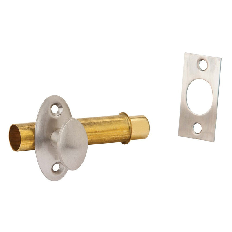 Ives by Schlage S48B15 Mortise Door Bolt, Satin Nickel