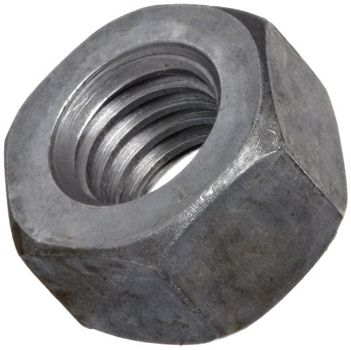 Steel Hex Nut, Hot-Dipped Galvanized Finish, Grade 2, ASME B18.2.2, 1-1/2"-6 Thread Size, 2-1/4" Width Across Flats, 1-9/32" Thick 2 1/4 inches 1 9/32 Inches