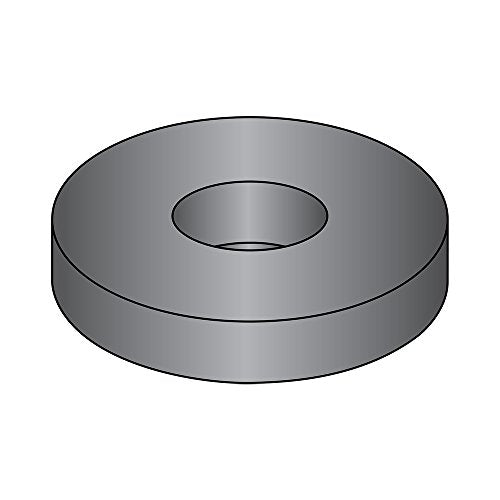 Small Parts 62WSAEBPK Steel Flat Washer, Black Oxide Finish, ASME B18.22.1, 5/8" Screw Size, 21/32" ID, 1-5/16" OD, 0.95" Thick (Pack of 25)