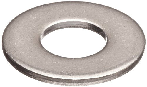 Small Parts 316 Stainless Steel Flat Washer, Plain Finish, 1/4" Hole Size, 9/32" ID, 5/8" OD, 0.05" Nominal Thickness (Pack of 100) 1/4" 0.281' Inches 0.625' Inches 0.050' Inches