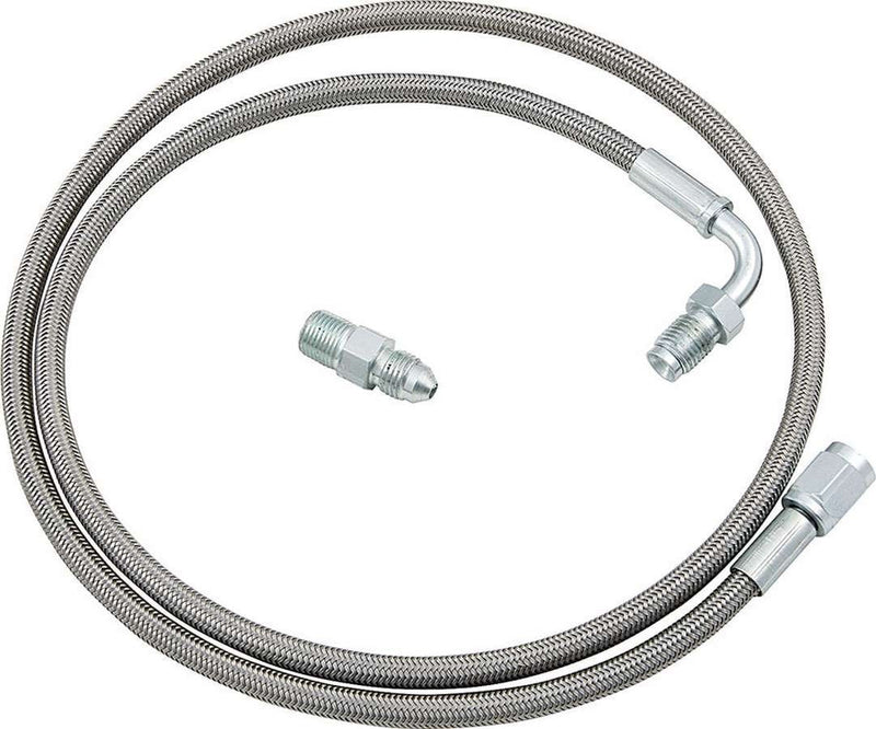 Allstar Performance 46100 3 48" Clutch Line Kit-Chrome & Grey 48"(1 Piece)